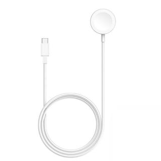 【LineQ】蘋果手錶Apple Watch通用純白充電線-Type-C版