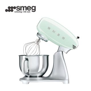 【SMEG】義大利復古美學攪拌機-粉綠色(SMF02PGUS 公司貨)