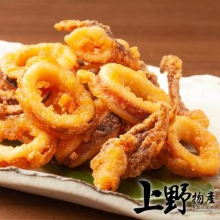 【上野物產】香酥裹粉炸魷魚圈 x6包(300g±10%/包)