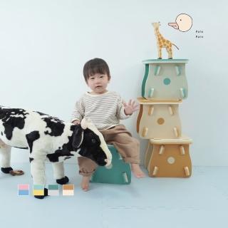 【PatoPato】EVA雙色兒童椅 / 安全巧拼 / 兩色任選(幾何圖形認知 / 空間概念培養)