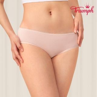 【Triumph 黛安芬】智能恆溫系列 素面中腰平口內褲 M-EL(膚)