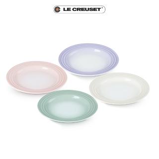 【Le Creuset】瓷器圓盤組17cm-4入(淡雅恬靜系列)
