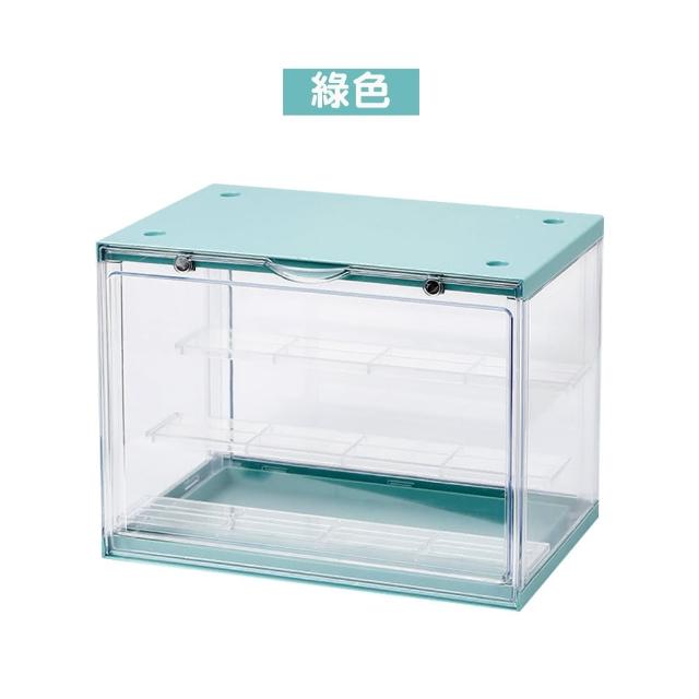 【HaRu日春生活】彩色模型展示公仔盒-1入(展示盒 模型收納盒 收納盒 扭蛋公仔娃娃收納盒 收藏盒 盲盒)