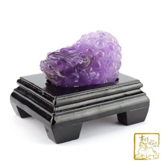 【吉祥水晶】紫水晶貔貅 405g(招財招貴人)