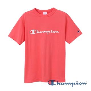 【Champion】Basic Logo短Tee-粉紅