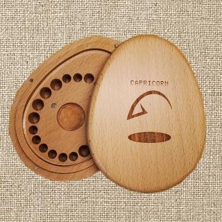 【gift4U 禮物+】台灣客製兒童乳牙保存盒-十二星座 摩羯座(乳牙盒 乳齒盒 兒童禮 小學生 成長紀念)