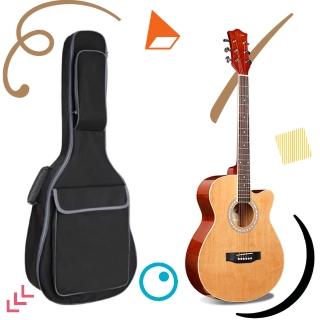 【KM MUSIC】SMIGER木吉他 GA-H60 亮面40吋木吉他 初學推薦 送學習好禮(木吉他 40吋木吉他 初學推薦)