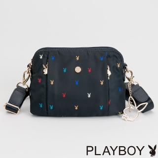 【PLAYBOY】斜背包 Lohas系列(藍色)