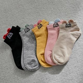 【Socks Form 襪子瘋】毛絨絨小耳朵踝襪(5色)