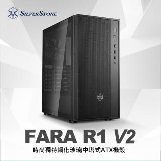 【SilverStone 銀欣】FAR1B-G-V2(黑 鋼化玻璃側板)