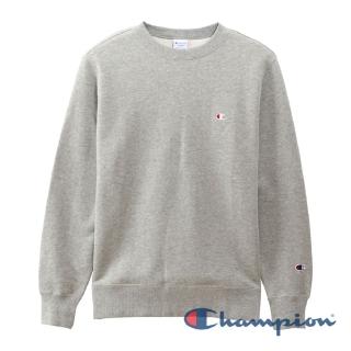 【Champion】BASIC內刷毛大學TEE-灰色