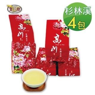 【龍源茶品】杉林溪極品精粹醇香高山烏龍茶葉150gx4包(共1斤;附提袋;生青茶;無焙火;無發酵)