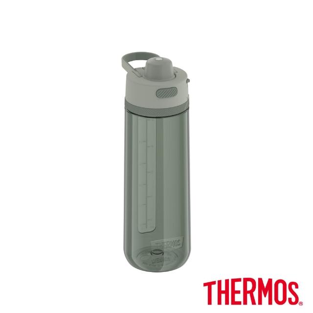 【THERMOS 膳魔師】買1送1_mo獨家不鏽鋼輕量自動上鎖保溫瓶450ml+輕水瓶710ml(JNS-455+TP4329)