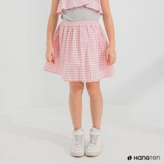 【Hang Ten】女童-REGULAR FIT鬆緊短裙(粉)