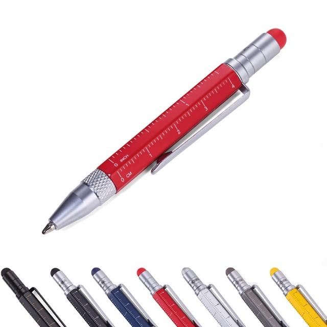 【Troika】隨身版多功能工具筆 #可觸控 #PIP25(1筆5用多色可選 附多種小工具與水平儀)