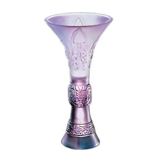 【琉璃工房】將進酒 古風六品  嘯風(酒器 酒杯 商周 觚 琉璃酒杯)