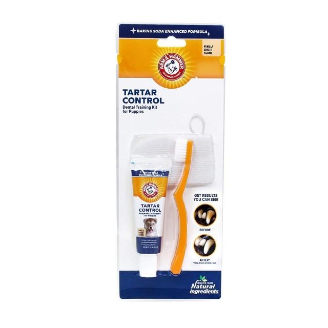 【ARM&HAMMER 鐵鎚】潔牙訓練套組*3入組(寵物潔牙)