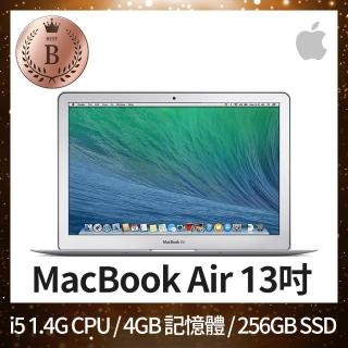 【Apple 蘋果】B 級福利品 MacBook Air 13吋 i5 1.4G 處理器 4GB 記憶體 256GB SSD 輕薄文書機(2014)