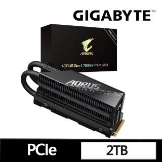 【GIGABYTE 技嘉】AORUS Gen4 7000s SSD 2TB M.2 2280 讀:7000M 寫:6850M(GP-AG70S2TB-P)