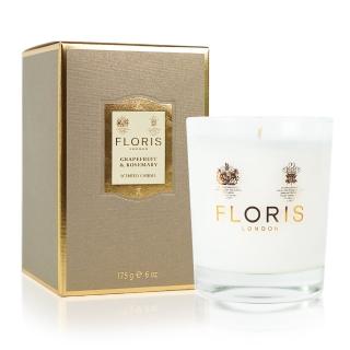 【FLORIS】葡萄柚和迷迭香香氛蠟燭 175G(平行輸入)