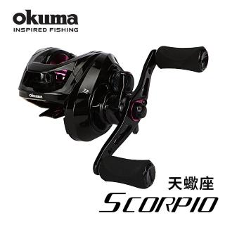 【OKUMA】SCORPIO 天蠍座 擬餌拋投捲線器-SP100A(齒比6.5:1-右手配備)