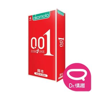 【Dr. 情趣】岡本Okamoto 001至尊勁薄保險套 4入/盒