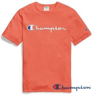 【Champion】刺繡logoTee-粉紅色