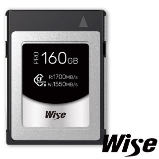 【Wise 裕拓】160G/GB 1700MB/S CFexpress Type B PRO 高速記憶卡(公司貨 CFX-B160P 適用Z9 1DX3 D6)