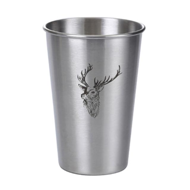 【瑞典廚房】不鏽鋼 工業風 啤酒杯 鋼杯 防摔 果汁杯 早餐杯 牛奶杯 旅行 露營 登山(五款任選)