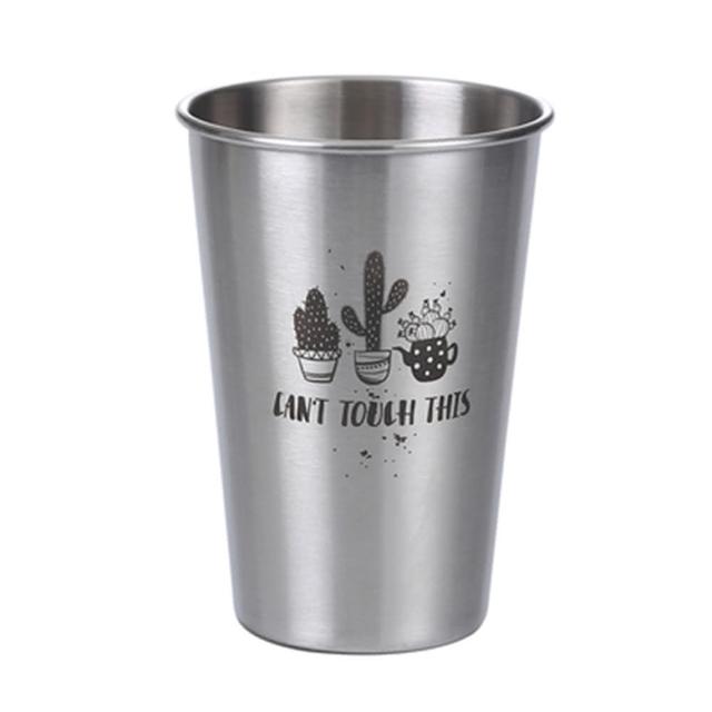 【瑞典廚房】不鏽鋼 工業風 啤酒杯 鋼杯 防摔 果汁杯 早餐杯 牛奶杯 旅行 露營 登山(五款任選)
