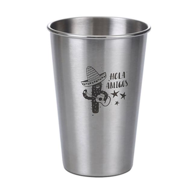 【瑞典廚房】不鏽鋼 工業風 啤酒杯 鋼杯 防摔 果汁杯 早餐杯 牛奶杯 旅行 露營 登山(五款任選)