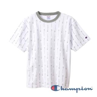 【Champion】RW滿版Logo短Tee-白色-9.4oz
