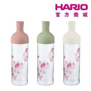 【HARIO官方商城】吉野櫻酒瓶-白/綠/粉 750ml(水壺 果茶壺 茶罐 冷泡茶 櫻花祭)