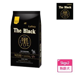 【LaPetz 樂倍】熟齡犬 黑酵母無穀保健糧 5KG狗飼料2入組(獸醫師指定品牌推薦、舒敏配方)