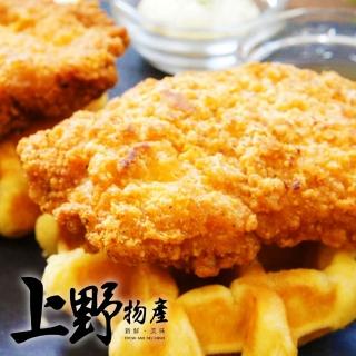 【上野物產】脆皮原味卡拉雞腿堡排 x40片(70g±10%/片x40片)