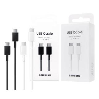 【Samsung 三星】原廠 S25 S24系列 3A 1.8m Type-C to Type-C 線(DX310/盒裝)