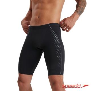 【SPEEDO】男 運動及膝泳褲 Pro EcoEnd+(黑)