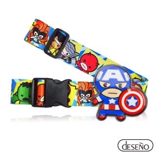 【Deseno 笛森諾】英雄立體名牌 行李束帶(多款任選)