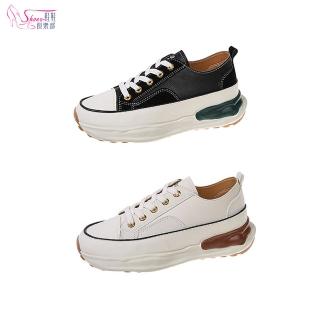 【ShoesClub 鞋鞋俱樂部】百搭韓版休閒鞋 板鞋 女鞋 023-LA8213 腳寬大1號穿