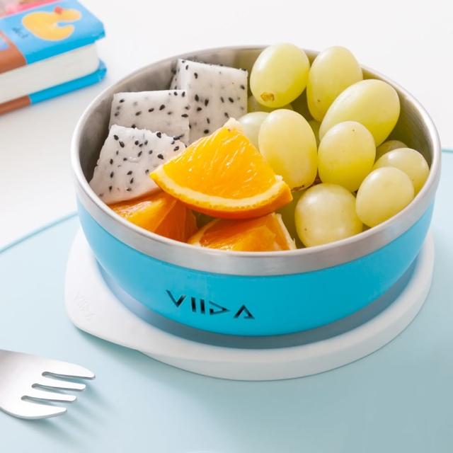 【VIIDA】Souffle 抗菌不鏽鋼餐碗(台灣製/兒童餐碗/三色碗/寶寶餐具/抗菌餐碗/學習餐碗)