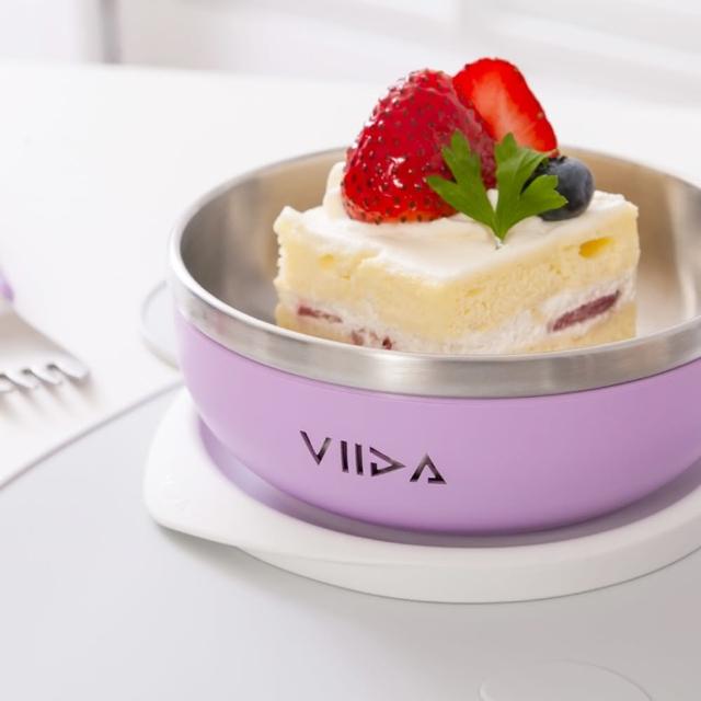 【VIIDA】Souffle 抗菌不鏽鋼餐碗(台灣製/兒童餐碗/三色碗/寶寶餐具/抗菌餐碗/學習餐碗)