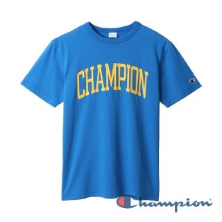 【Champion】Campus印花短Tee-寶藍色