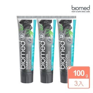 【Biomed】三重碳淨白牙膏3入組(100g*3)