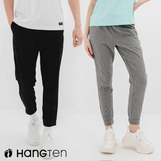 【Hang Ten】男女裝-恆溫多功能-REGULAR FIT四向彈力吸濕快乾抗曬運動長褲(多色選)