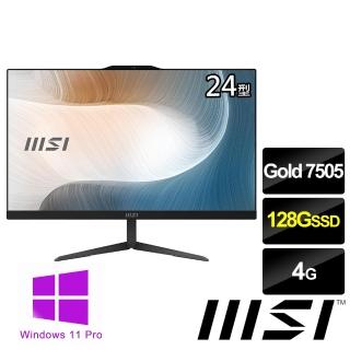 【MSI 微星】Modern AM242 11M-1225TW 24型(Pentium 7505/4G/128G SSD/W11P)