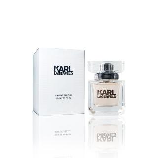 【KARL LAGERFELD 卡爾】同名時尚女性淡香精 45ML(平輸正品)