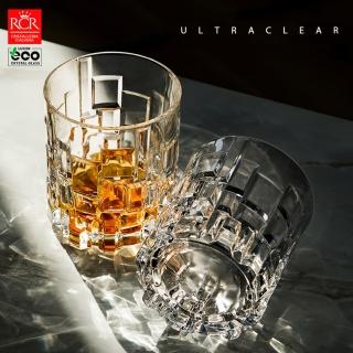 【義大利RCR】Etna系列 水晶威士忌杯 6入組 330mL 烈酒杯 雞尾酒杯 調酒杯(威杯 烈酒杯 Bicchiere Dof)