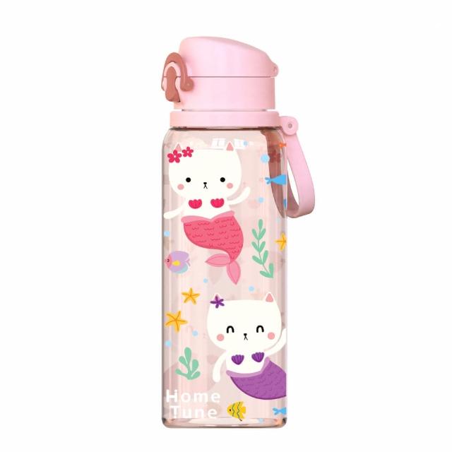 【Home Tune 家音】兒童水壺彈蓋直飲 680ml(美國Tritan材質)