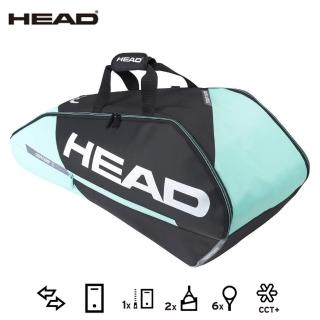 【HEAD】6支裝球拍袋 限量贈網球鑰匙圈 TOUR TEAM 6R 可後背網球拍袋(283482)