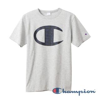 【Champion】Campus C Logo短Tee-灰色